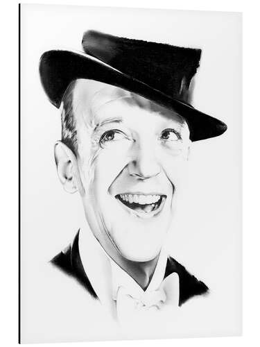 Aluminium print Fred Astaire