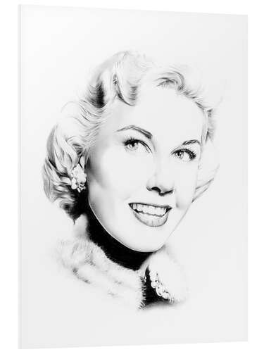 Foam board print Doris Day