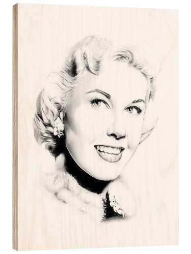 Tableau en bois Doris Day