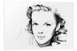 Foam board print Judy Garland