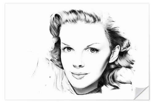 Vinilo para la pared Judy Garland