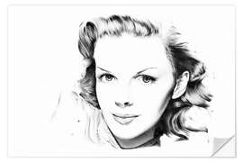 Selvklæbende plakat Judy Garland