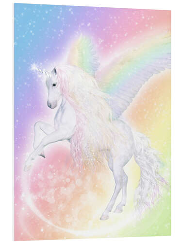 Foam board print Unicorn Pegasus - Enchant your Life