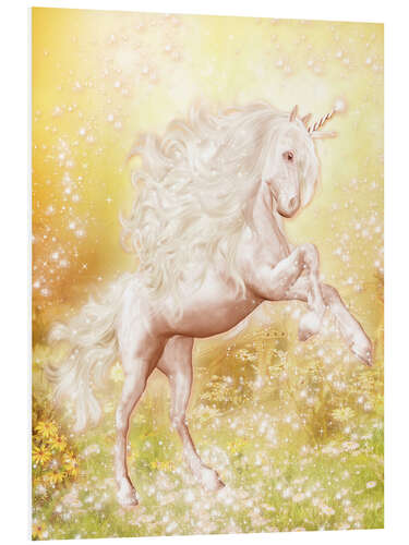 Foam board print Unicorn - star shine