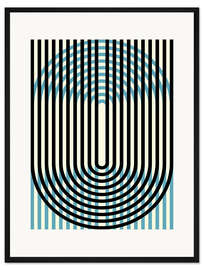 Gerahmter Kunstdruck Phasen