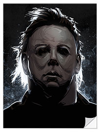 Selvklebende plakat Michael Myers