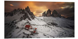 Foam board print Tre Cime - Dolomites, Italy