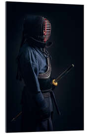 Acrylglas print Kendo fighters in Shinai uniform