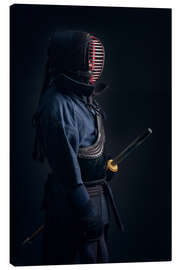 Canvas print Kendo fighters in Shinai uniform