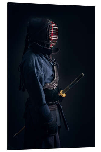 Gallery print Kendo fighters in Shinai uniform