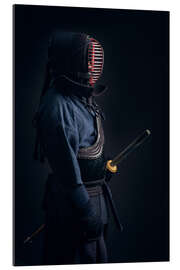 Gallery print Kendo fighters in Shinai uniform