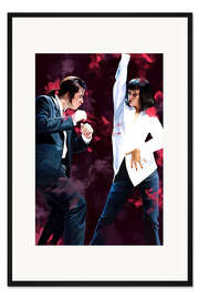 Gerahmter Kunstdruck Pulp Fiction - Mia &amp; Vincent