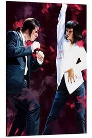 Magnettafel Pulp Fiction - Mia &amp; Vincent