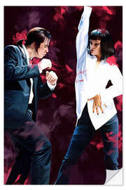 Wall sticker Pulp Fiction - Mia &amp; Vincent