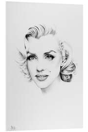 Foam board print Marilyn Monroe V