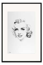Gerahmter Kunstdruck Marilyn Monroe V