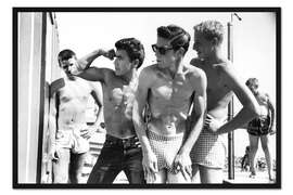 Gerahmter Kunstdruck Am Strand