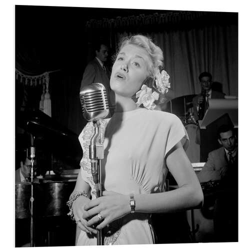 PVC-taulu June Christy, American jazz singer