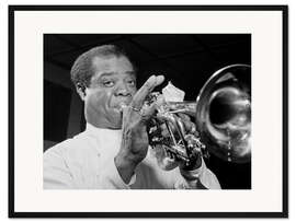 Gerahmter Kunstdruck Louis Armstrong II