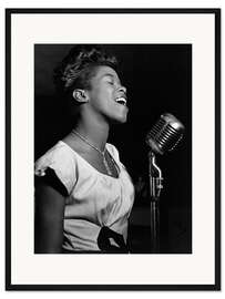 Gerahmter Kunstdruck Sarah Vaughan