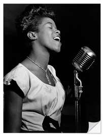 Selvklebende plakat Sarah Vaughan