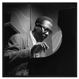 Gerahmter Kunstdruck Thelonious Monk I - William P. Gottlieb/LOC