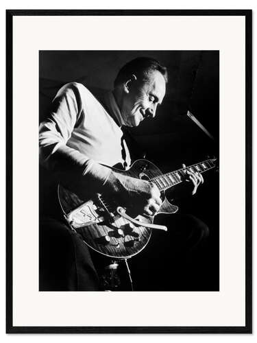Kehystetty taidepainatus Les Paul