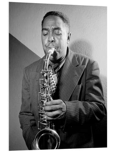 Foam board print Charlie Parker