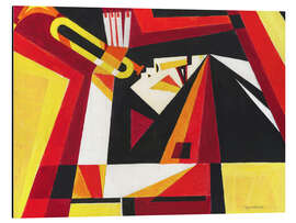 Magnettafel Rote Trompeterin