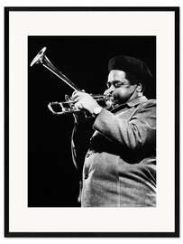 Impression artistique encadrée Dizzy Gillespie