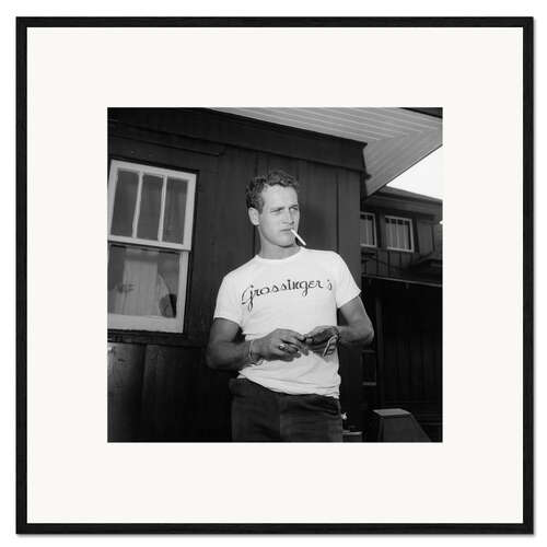 Impression artistique encadrée Paul Newman