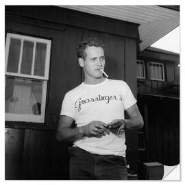 Sticker mural Paul Newman