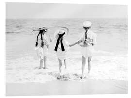 Acrylglasbild Strandbesucher von Coney Island