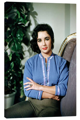 Tableau sur toile Elizabeth Taylor