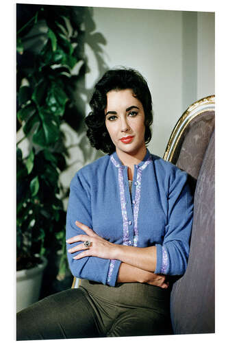 Hartschaumbild Elizabeth Taylor