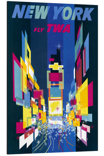 Aluminiumsbilde New York, Fly TWA