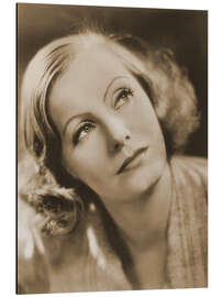 Aluminium print Greta Garbo