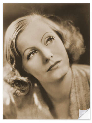 Naklejka na ścianę Greta Garbo