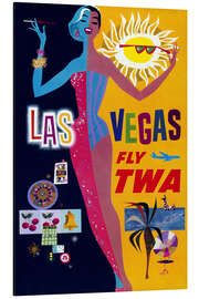 Magnettafel Las Vegas, Fly TWA