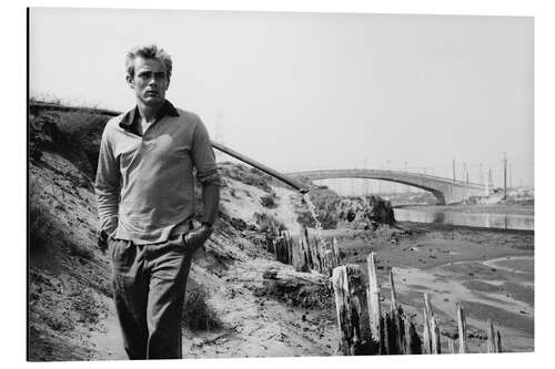 Aluminium print James Dean