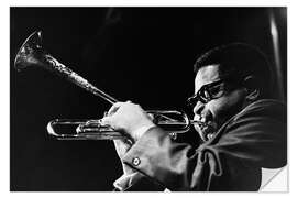 Selvklebende plakat Dizzy Gillespie