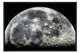 Gerahmter Kunstdruck Mond
