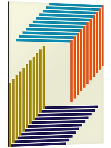 Tableau en aluminium Espace tranché