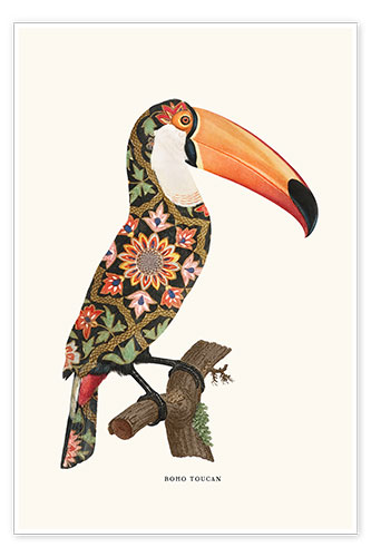 Poster Boho toucan