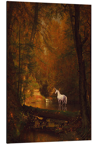 Aluminium print The last Unicorn