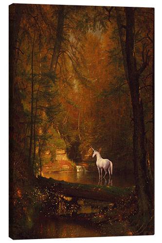 Tableau sur toile La dernière licorne