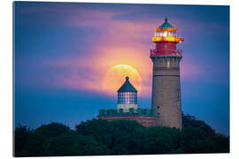 Gallery print Full moon at Cape Arkona on Rügen