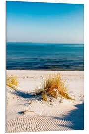 Aluminiumsbilde Dunes and the sea