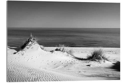 Gallery print Dunes on the Baltic Sea I, black and white