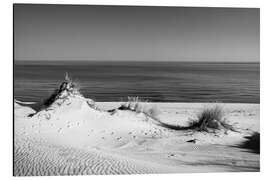 Magnettafel Dünen an der Ostsee I, schwarzweiß